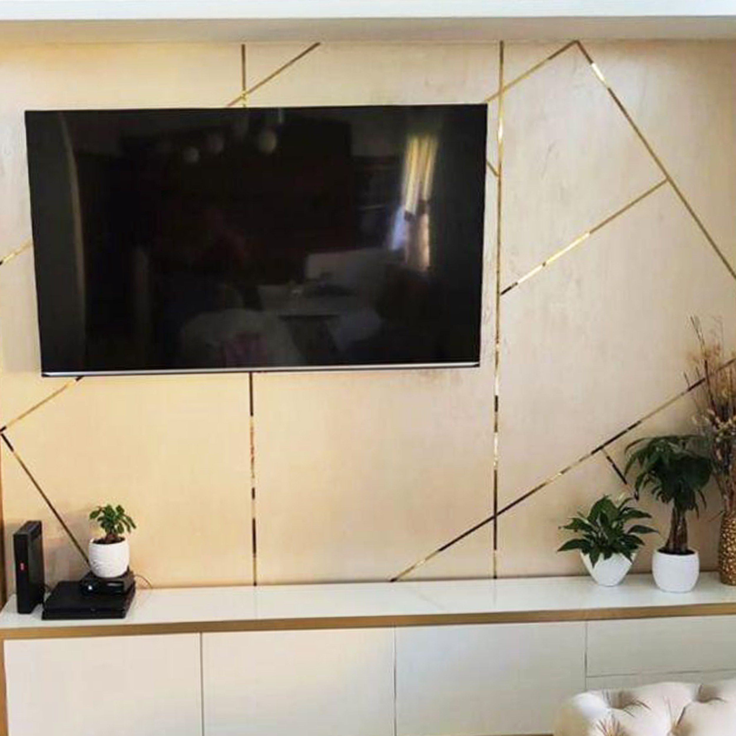 آینه تزئینی دیوارکوب دکوراتیو مولتی استایل نواری باریک 20 عددی