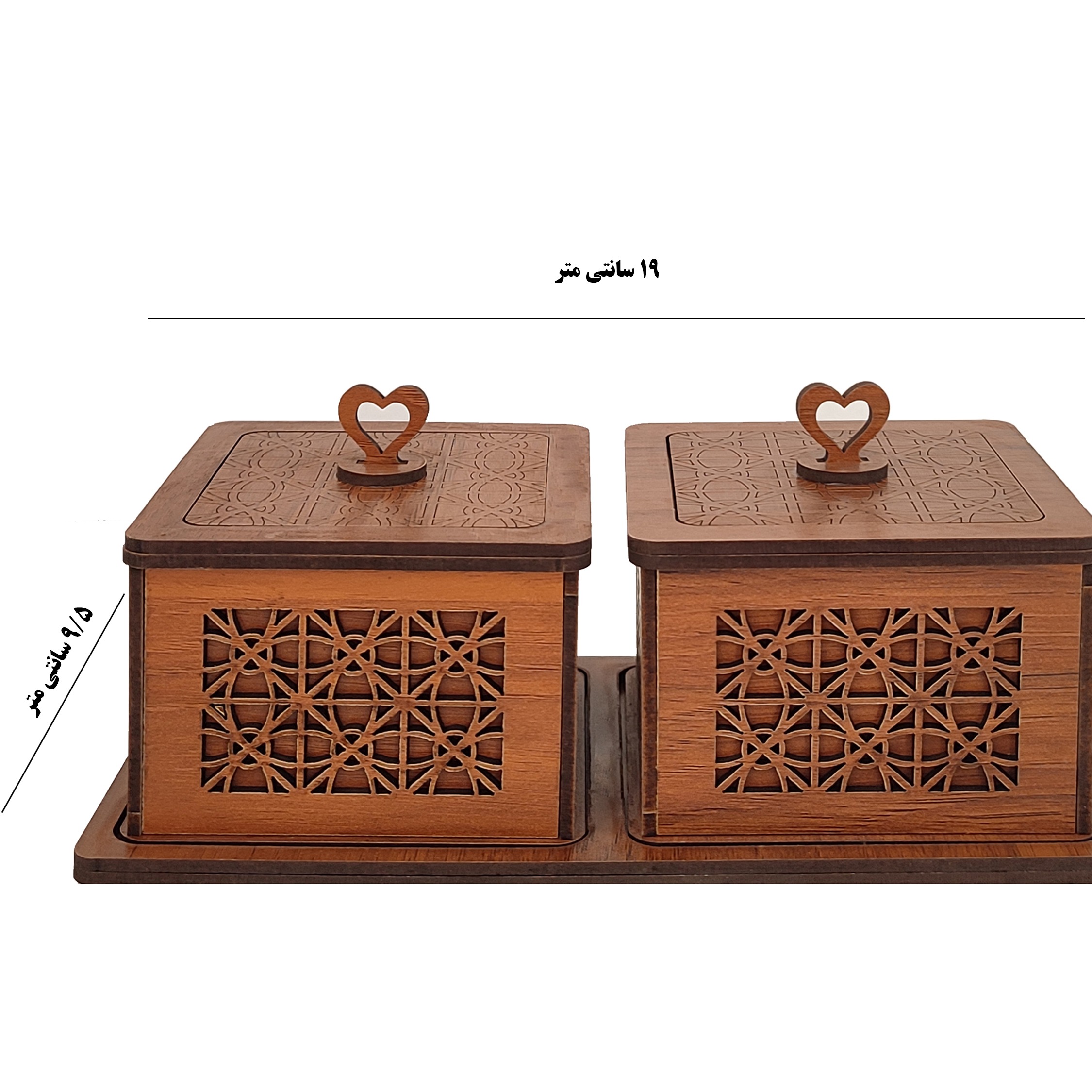 ست پذیرایی فروردین قندان و جادستمال کاغذی مدل نقوش کد G001