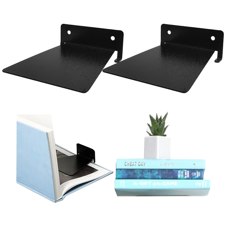 شلف دیواری کتاب مدل معلق بسته 2 عددی کد M01