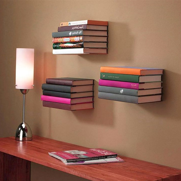 شلف دیواری کتاب مدل معلق بسته 2 عددی کد M01