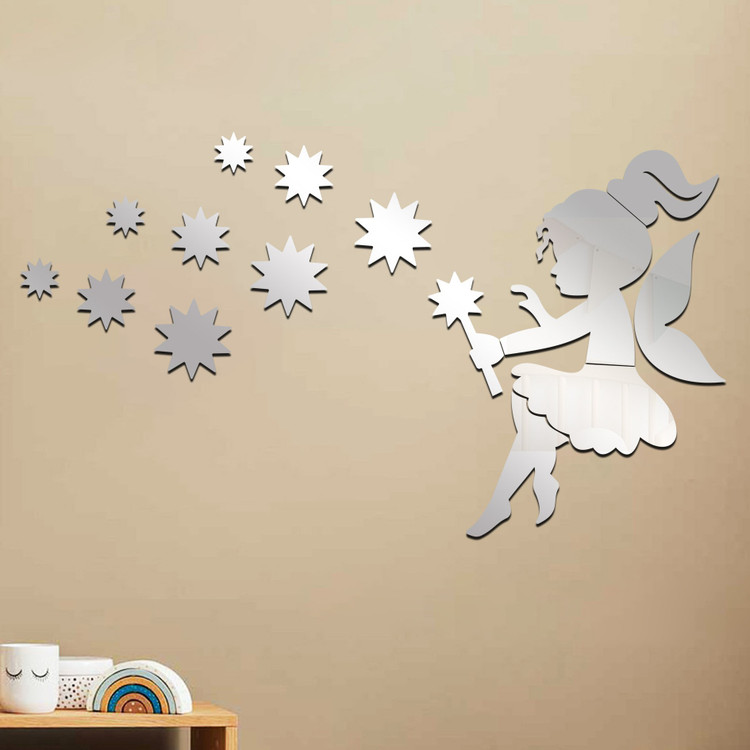 آینه دکوراتیو مولتی استایل اتاق کودک مدل فرشته مهربان قیمت تولیدی