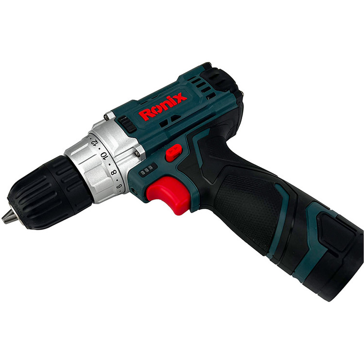 کیت دریل شارژی 12 ولت تک باتری رونیکس مدل RS-8611