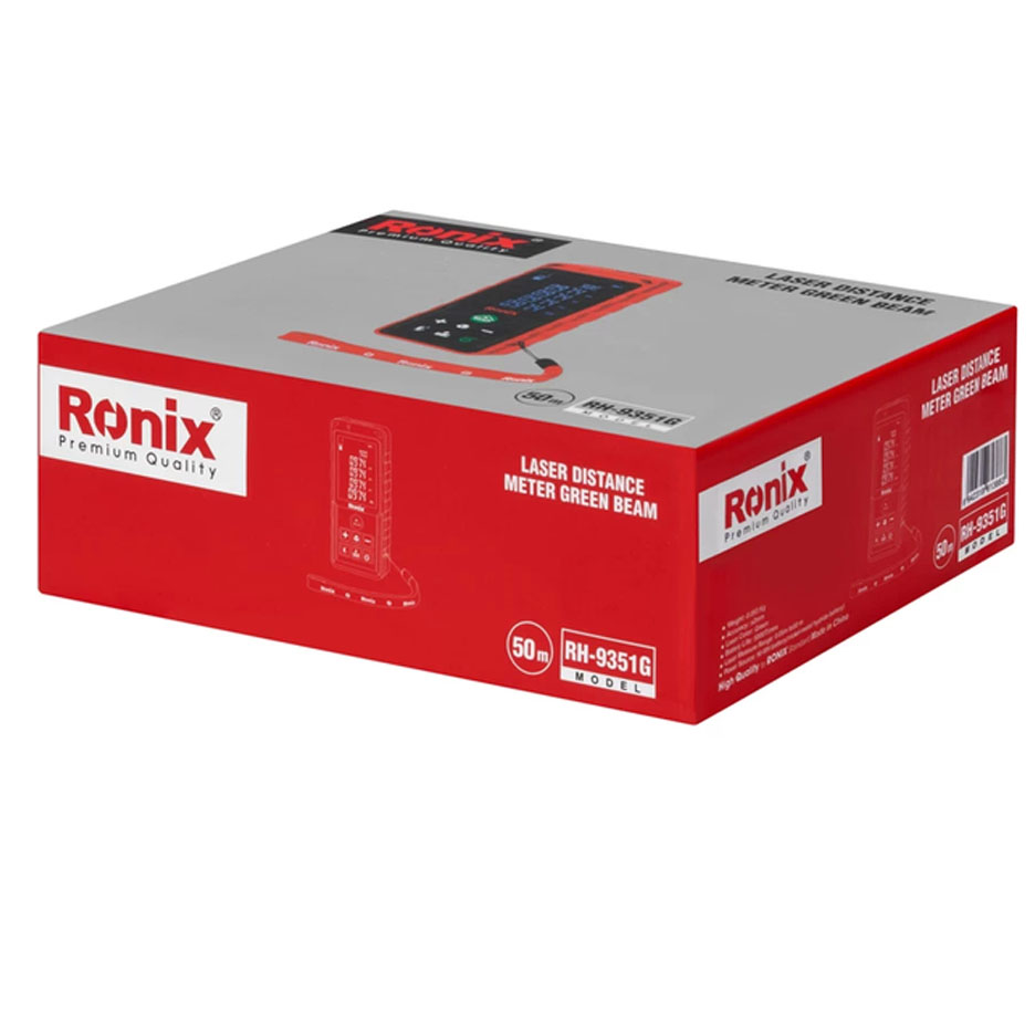 متر لیزری 50 متری نور سبز رونیکس مدل RH-9351G
