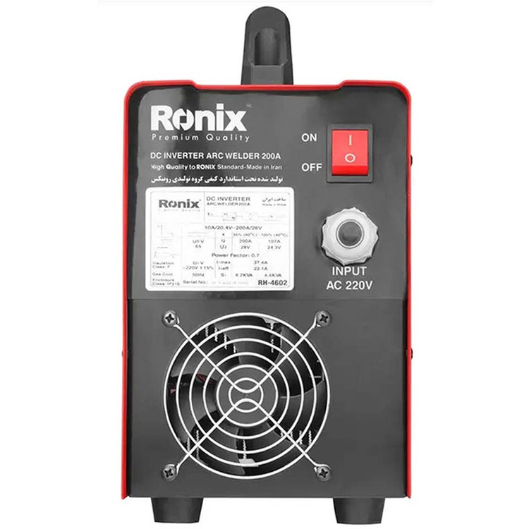 اینورتر جوشکاری 200 آمپر تک برد رونیکس RH-4602