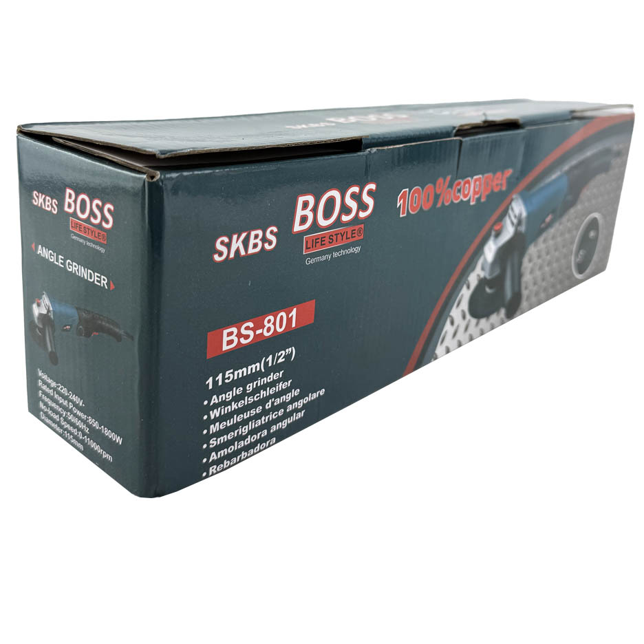 مینی فرز دسته بلند دیمردار باس مدل BS-801