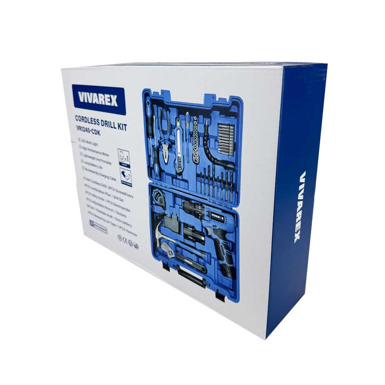 کیت 40 پارچه همراه دریل شارژی ویوارکس مدل VR1240-CDK