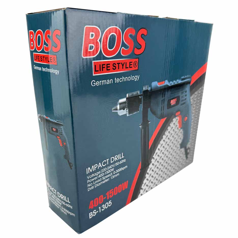 دریل چکشی آبی باس مدل BS1305