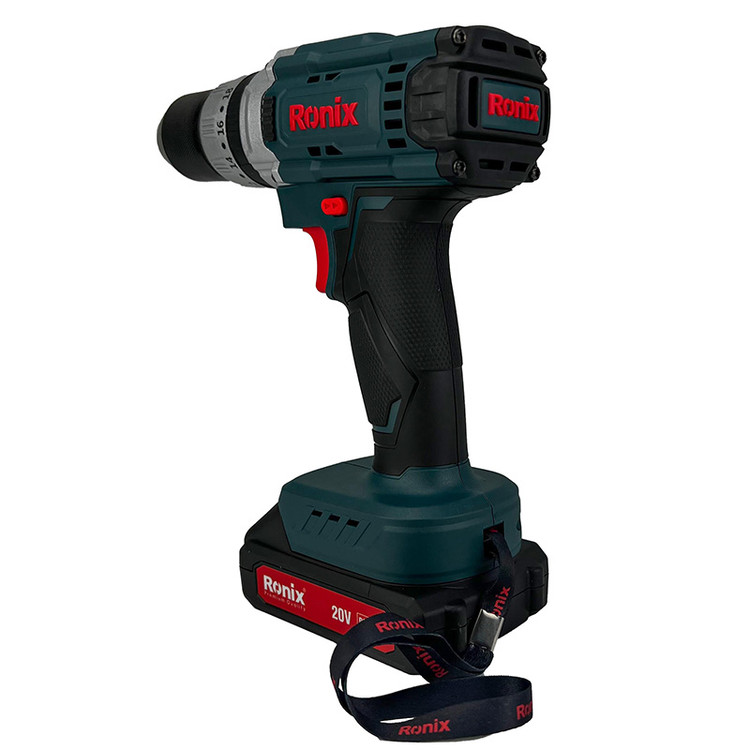 کیت دریل شارژی چکشی 20 ولت دو باتری رونیکس مدل RS-8620