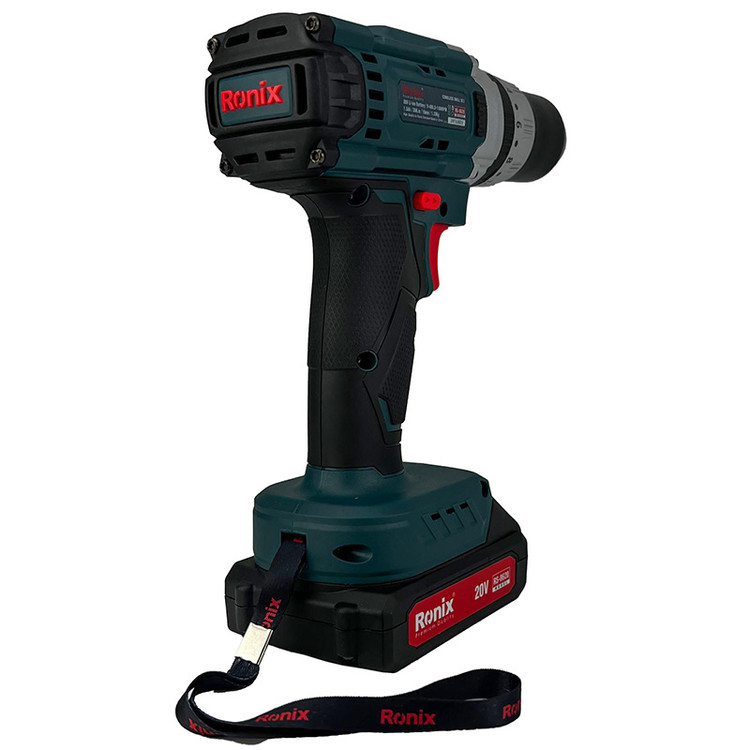 کیت دریل شارژی چکشی 20 ولت دو باتری رونیکس مدل RS-8620