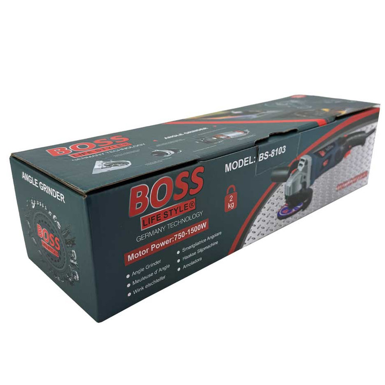 مینی فرز دسته بلند 1500 وات دسته بلند دیمردار باس مدل BS-8103