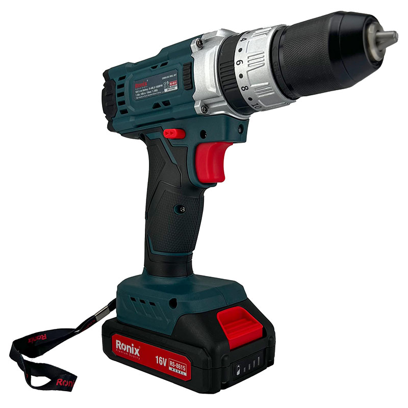 کیت دریل شارژی 16 ولت دو باتری رونیکس مدل RS-8615