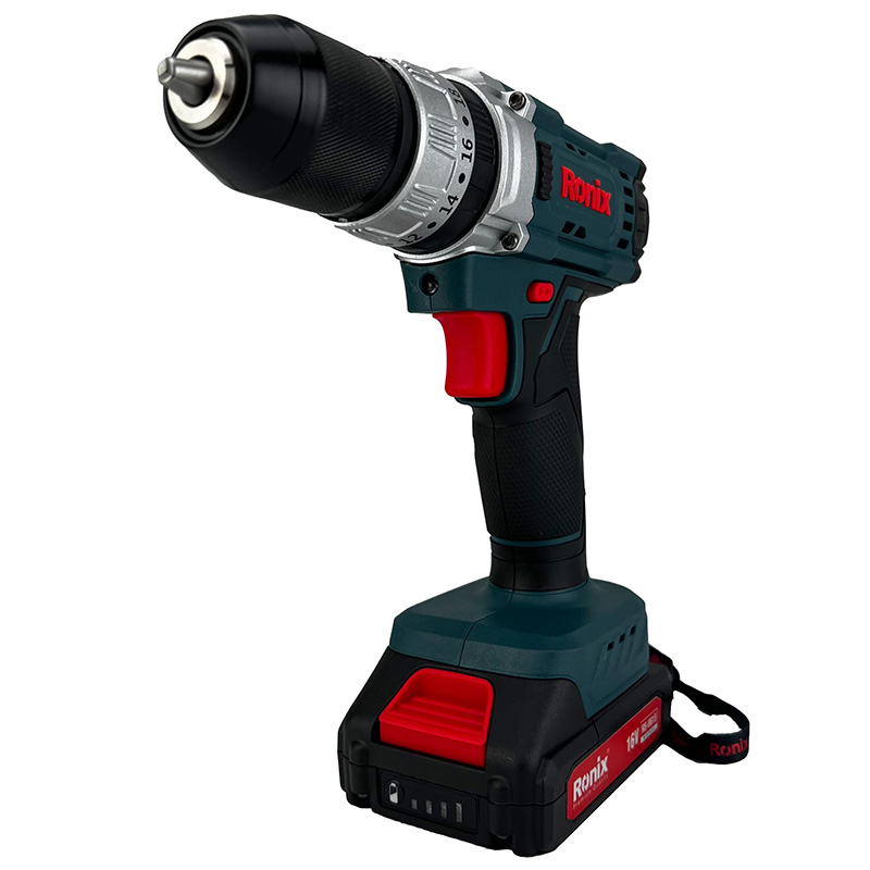 کیت دریل شارژی 16 ولت دو باتری رونیکس مدل RS-8615