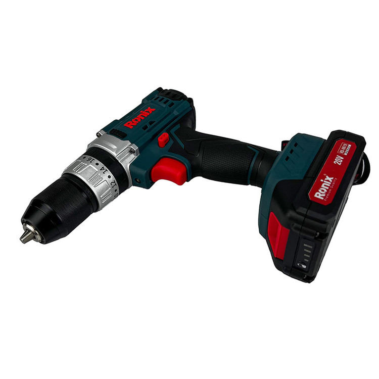 کیت دریل شارژی چکشی 20 ولت دو باتری رونیکس مدل RS-8619