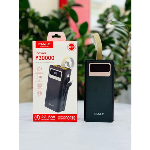 پاوربانک OALE P30000 ظرفیت 30000 میلی آمپرساعت