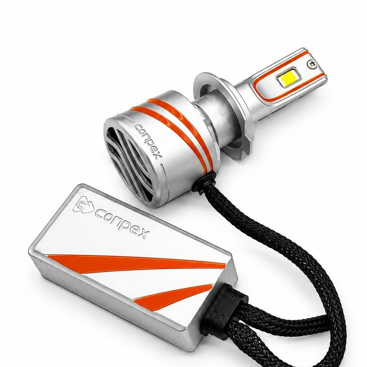 هدلایت خودرو کانپکس CONPEX مدل X20 پایه H7 با نور زرد نچرال 4300K
