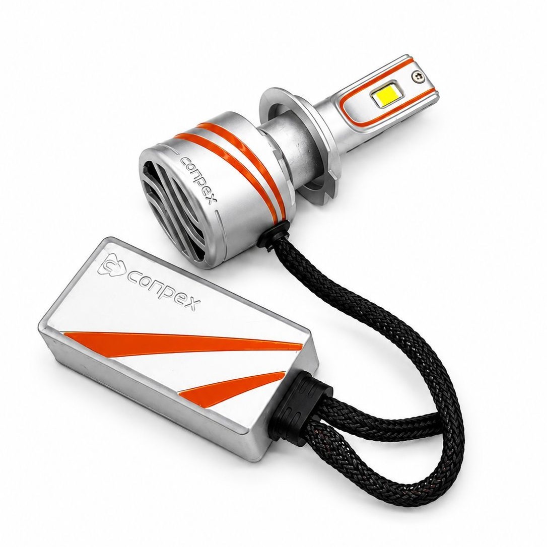 هدلایت خودرو کانپکس CONPEX مدل X20 پایه H1 با نور زرد نچرال 4300K