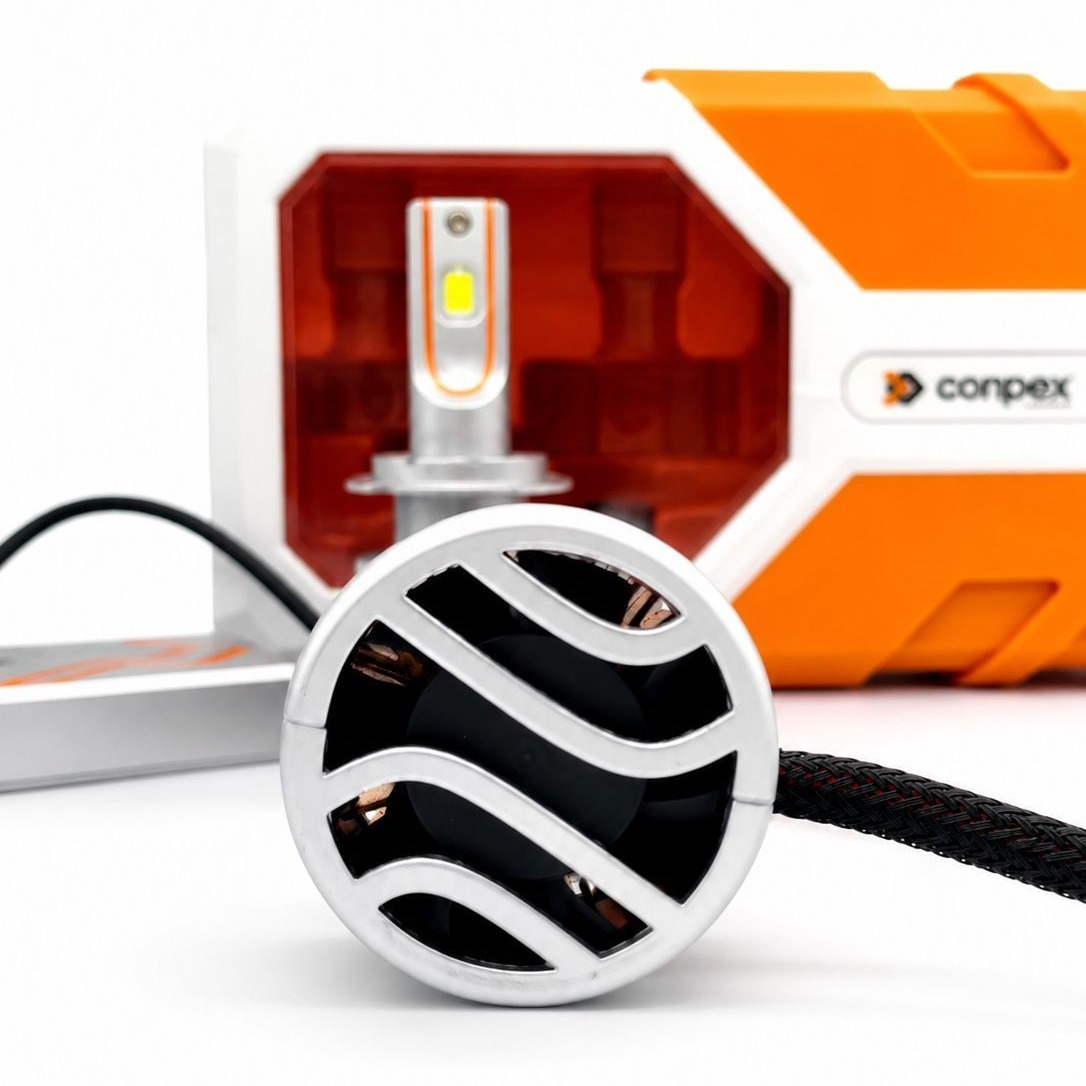 هدلایت خودرو کانپکس CONPEX مدل X20 پایه H1 با نور زرد نچرال 4300K