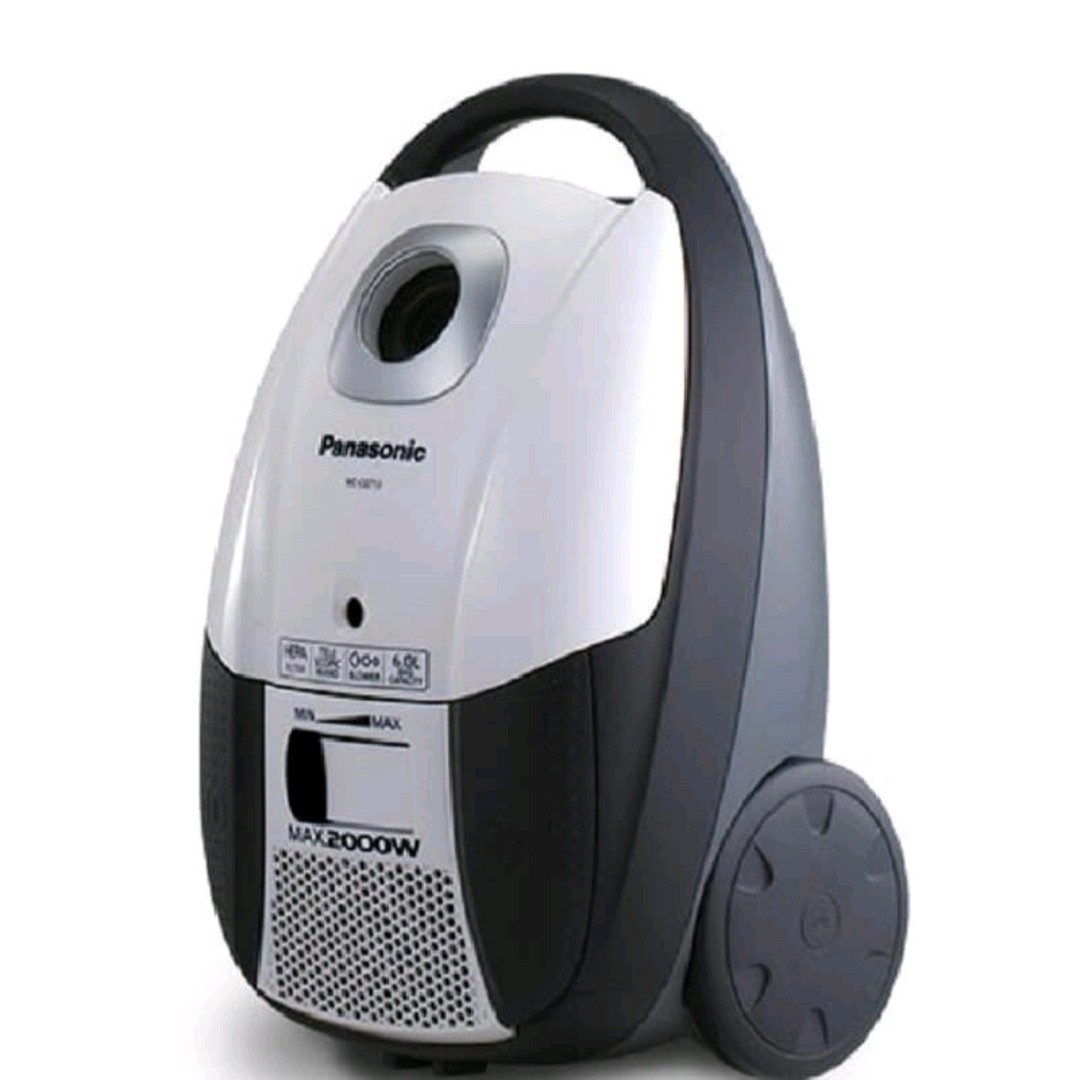 جاروبرقی پاناسونیک اصل مالزی مدل MC-CG713 توان 2000 وات رنگ سفید و مشکی
