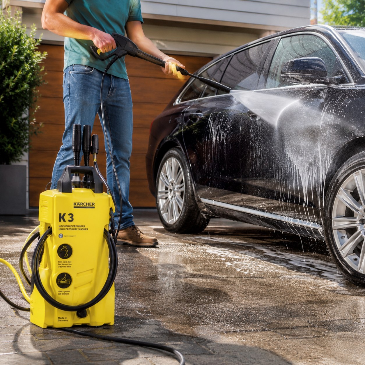 کارواش خانگی کارچر Karcher مدل K3 با فشار 120 بار و موتور 1600 وات