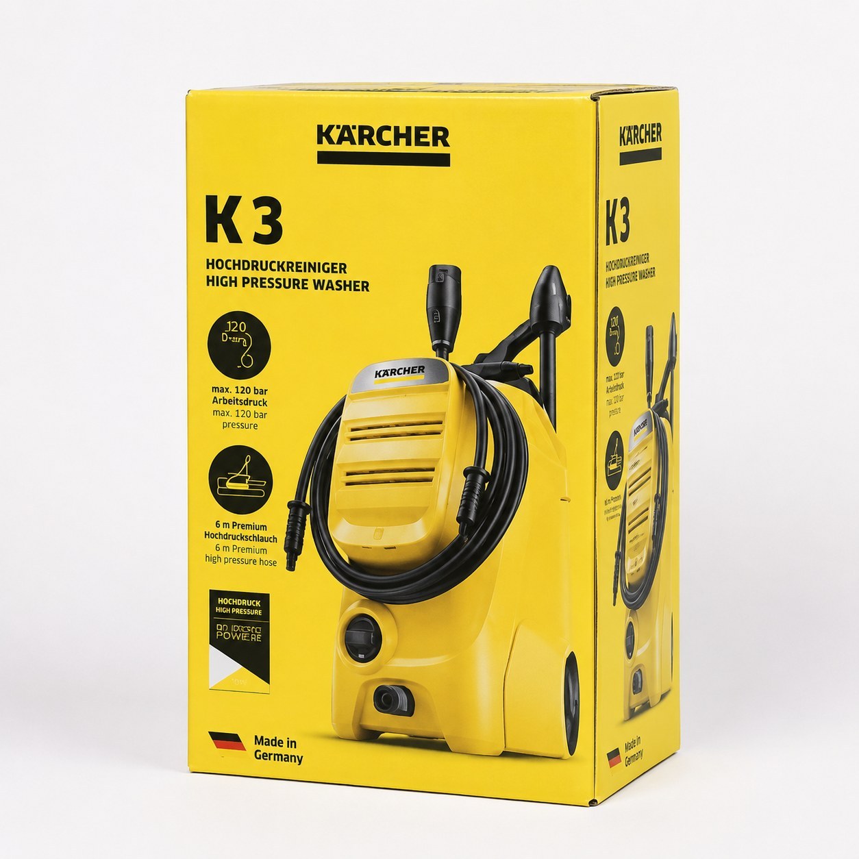 کارواش خانگی کارچر Karcher مدل K3 با فشار 120 بار و موتور 1600 وات