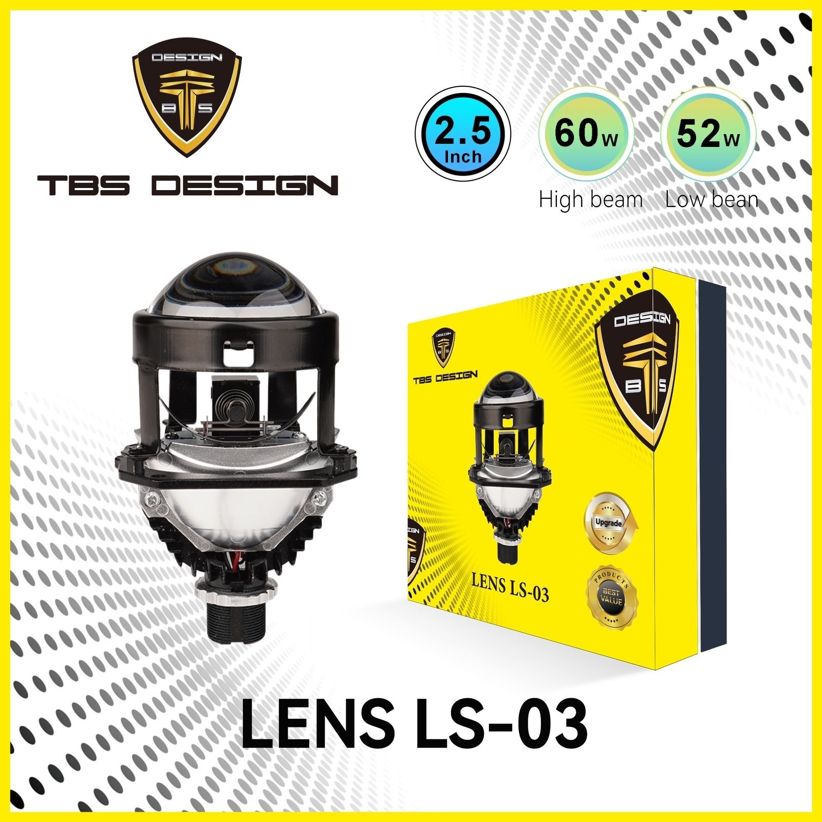 لنز Lens LS 03 توبیز 2.5 اینچ