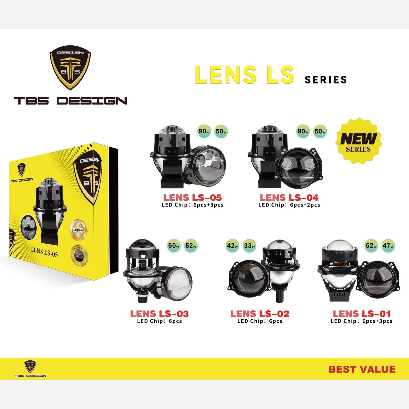 لنز Lens LS 03 توبیز 2.5 اینچ