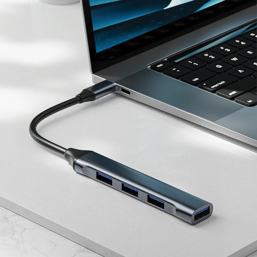 هاب 4 پورت Green Lion USB-C