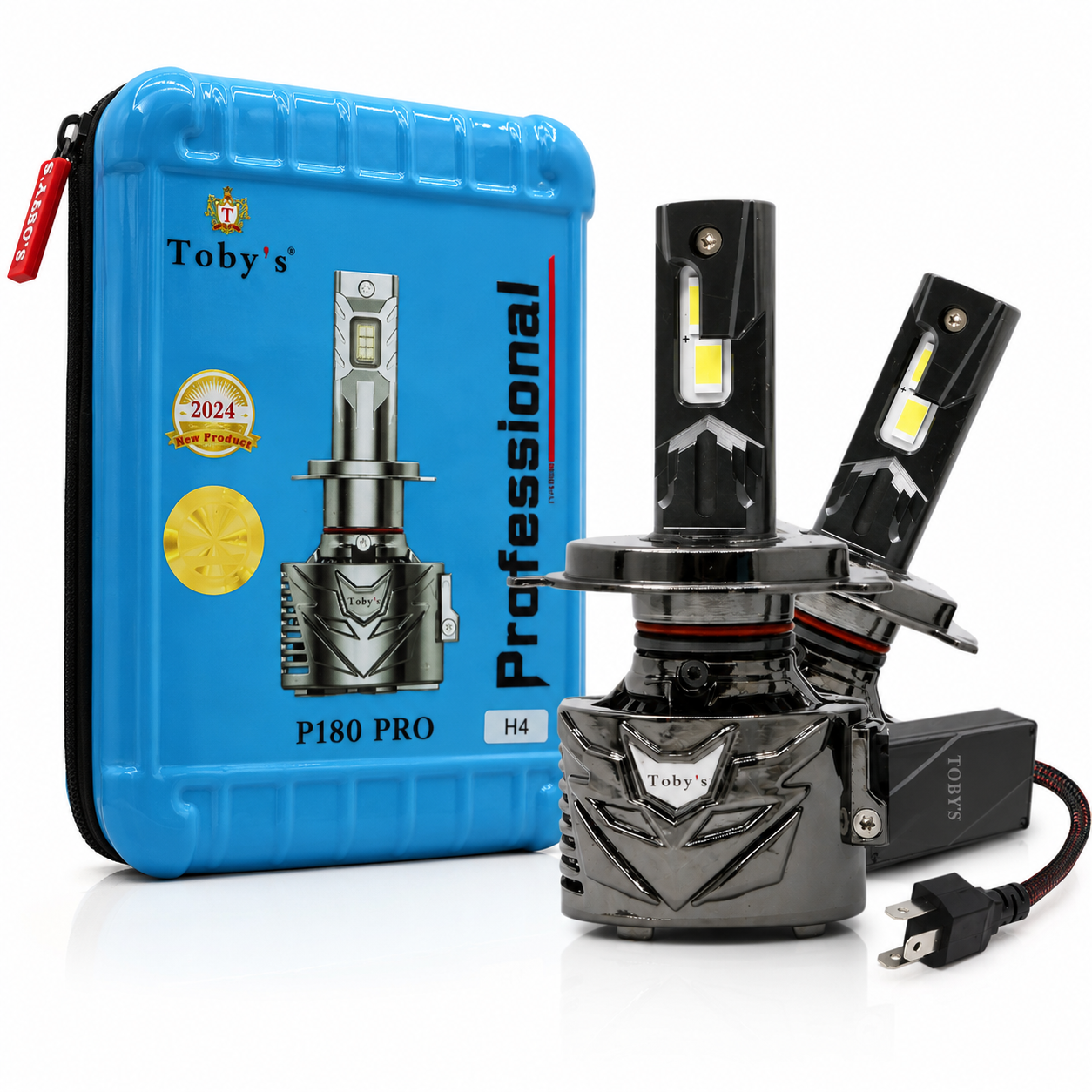 هدلایت Tobys P180 PRO H4 نوردهی فوقالعاده، خط کات دقیق، فن دوگانه
