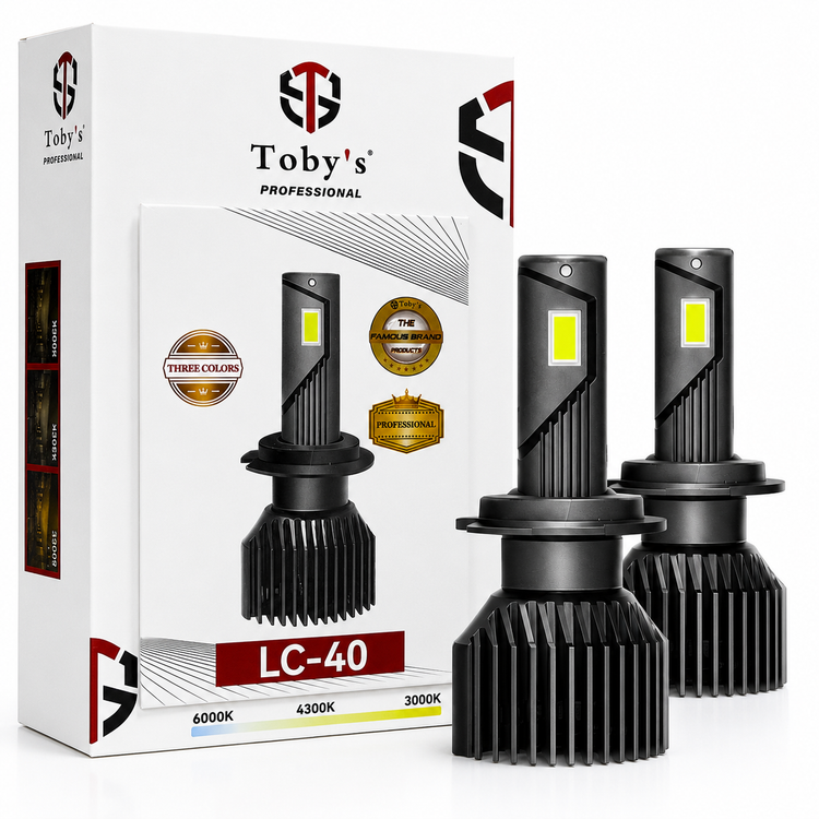 هدلایت سه رنگ Tobys LC-40 پایه H4 - سه رنگ نور واقعی برای هر شرایط رانندگی