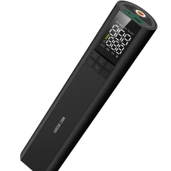 کمپرسور باد شارژی گرین لاین GL-A3 فشار 150 PSI نمایشگر دیجیتال مناسب خودرو، موتور، دوچرخه و توپ