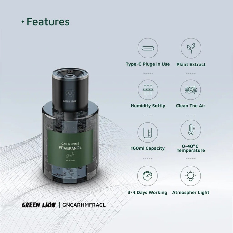 خوشبو کننده خودرو گرین لاین مدل car and home fragrancce