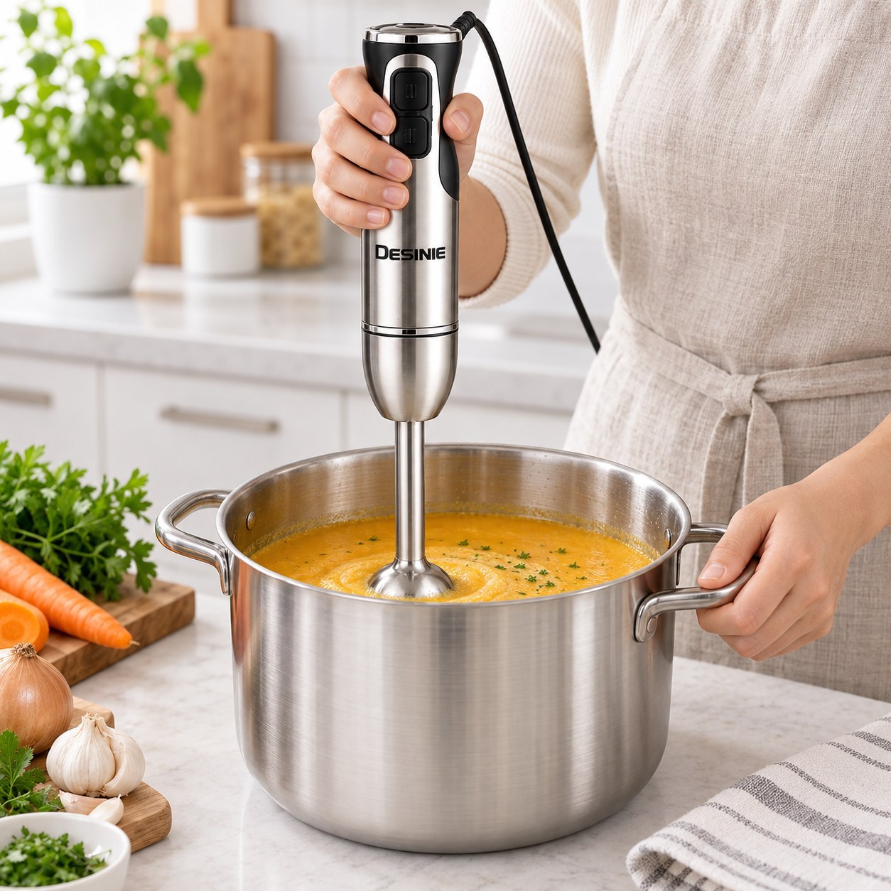 گوشت کوب برقی دسینی تمام استیل 500 وات با یکسال گارانتی