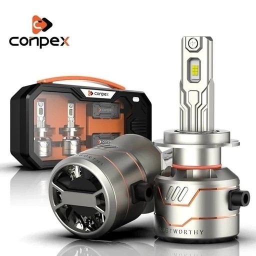 هدلایت کانپکس Conpex X8 LED 240W پایه H4 فوق العاده قوی نور سفید 6000 کلوین 240 وات واقعی