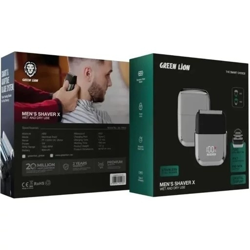 شیور و ماشین اصلاح گرین لاین GL TM45 با تکنولوژی برش مستقیم و ضد آب