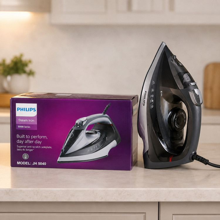 اتو بخار فیلیپس Philips مدل DST5040 توان 2600 وات با کف سرامیکی و بخاردهی قدرتمند