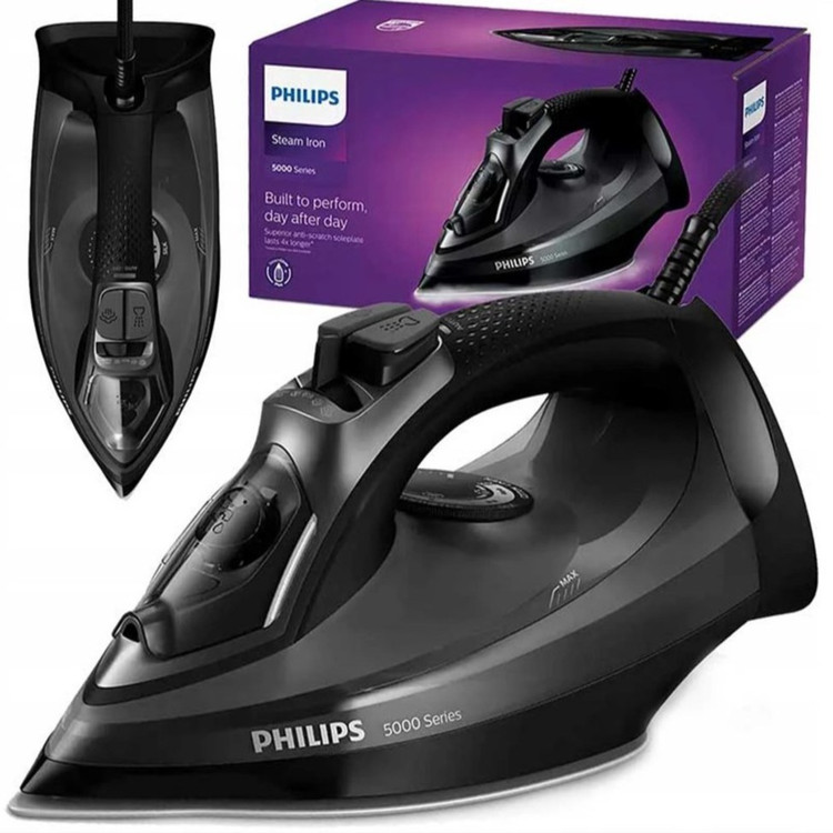 اتو بخار فیلیپس Philips مدل DST5040 توان 2600 وات با کف سرامیکی و بخاردهی قدرتمند