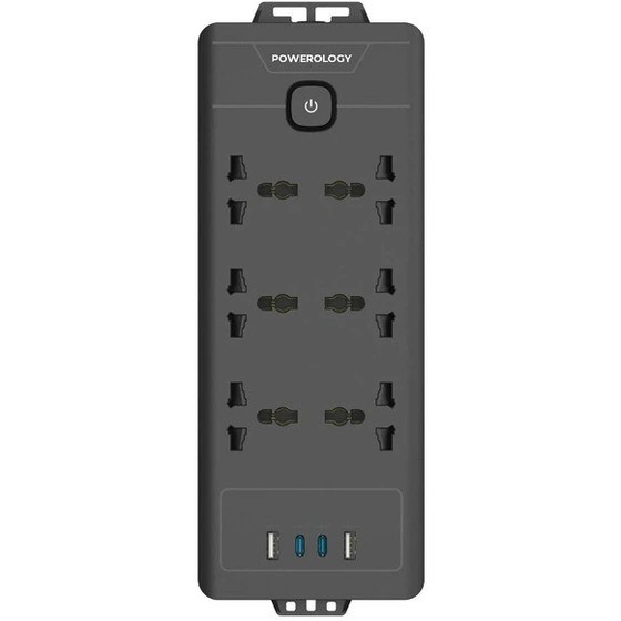 چندراهی برق پاورولوژی مدل POWEROLOGY 6AC 2500W PWC034