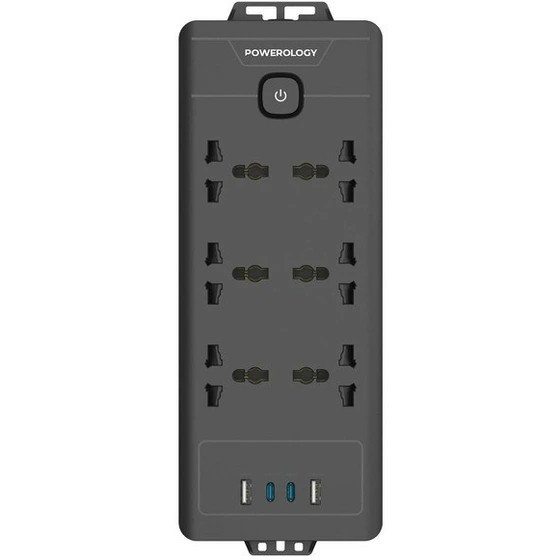 چندراهی برق پاورولوژی مدل POWEROLOGY 6AC 2500W PWC034