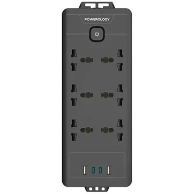 چندراهی برق پاورولوژی مدل POWEROLOGY 6AC 2500W PWC034