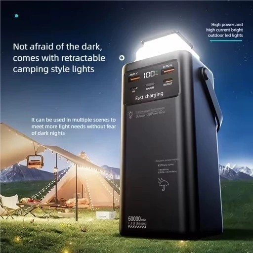 پاوربانک DAKEWEI ظرفیت 50000mAh فست شارژ 22.5W