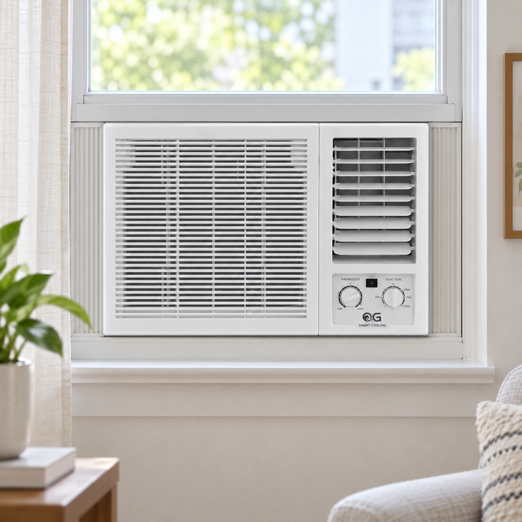کولر پنجرهای OG Smart Cooling مدل 1011AC ظرفیت 18000 BTU با قدرت بالا