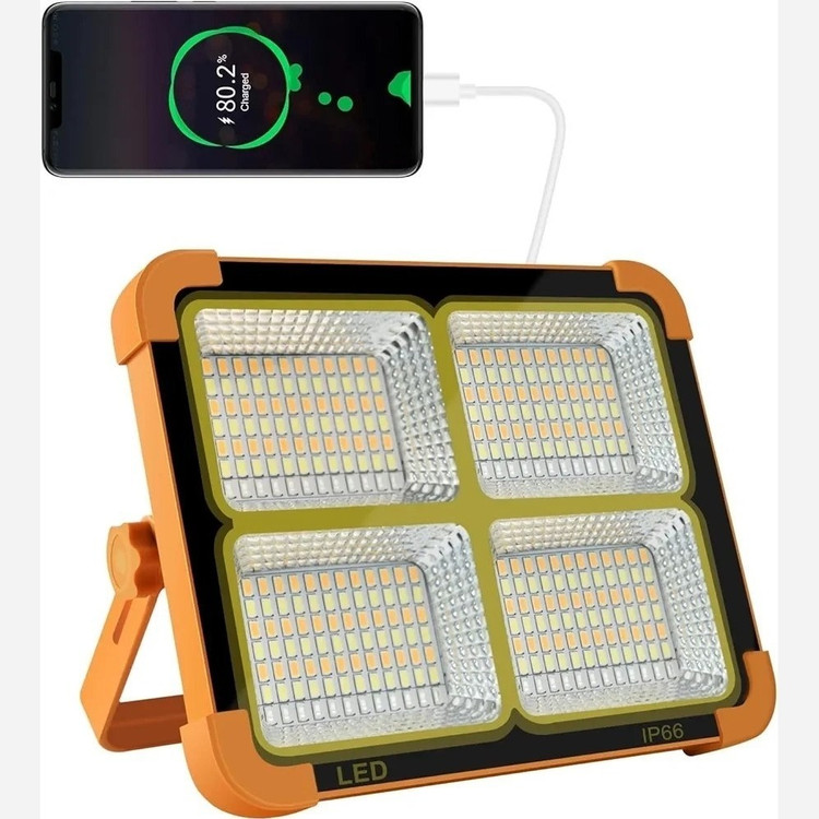 پروژکتور خورشیدی LED شارژی چندکاره