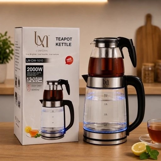 چایی ساز روهمی فیلیپس 2 لیتری + قوری 1.2 لیتری با گارانتی