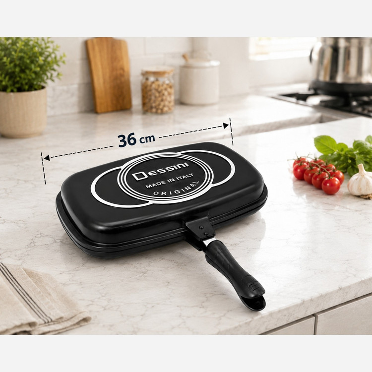 تابه رژیمی سایز 36 چدن گرانیت برند دسینی
