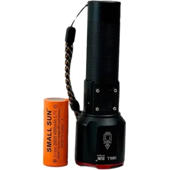 چراغ قوه اسمال سان مدل ZY-2310 نور متمرکز برد بالا با نمایشگر شارژ و پاوربانک