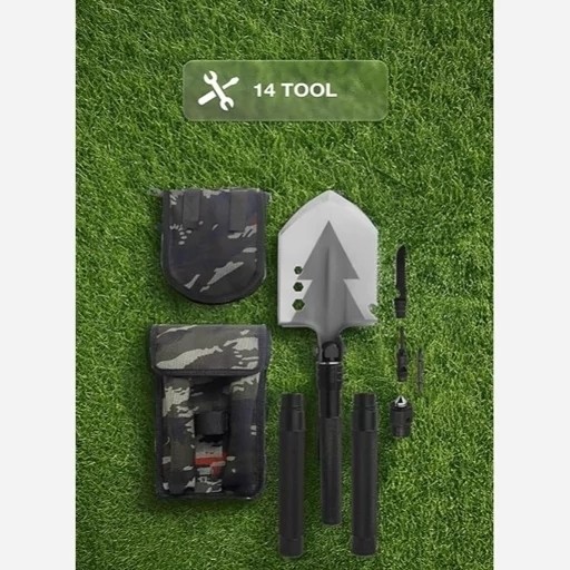 بیل چند منظوره گرین Green Lion Multi Shovel مخصوص کمپینگ و جنگل