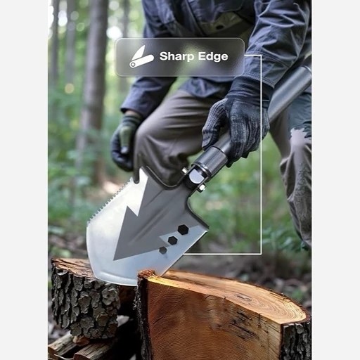 بیل چند منظوره گرین Green Lion Multi Shovel مخصوص کمپینگ و جنگل