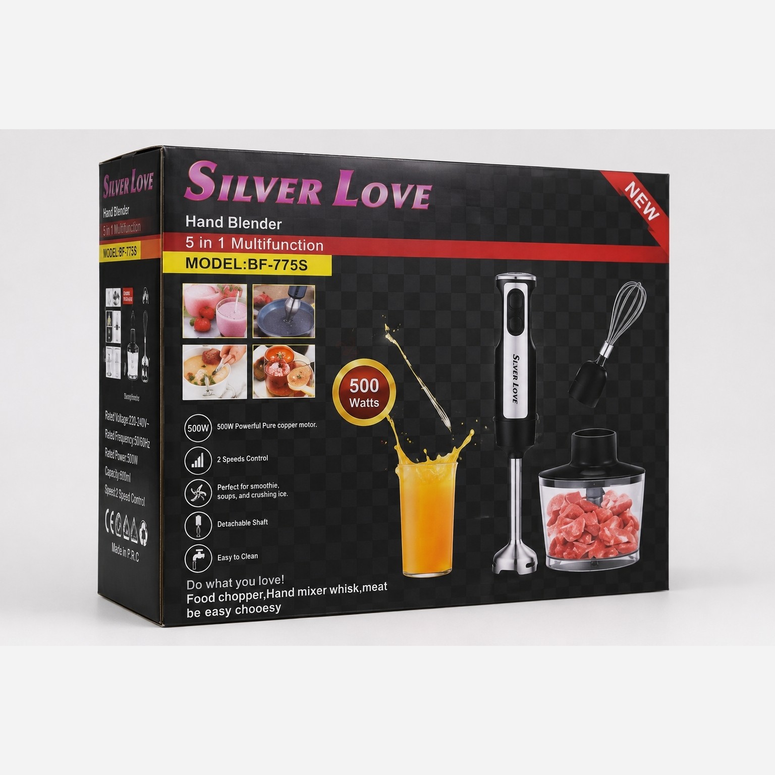 گوشت کوب برقی 5 کاره Silver Love مدل KK-7703S