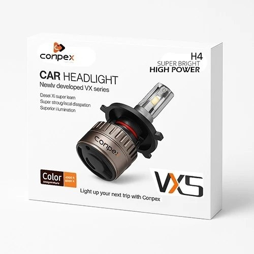هدلایت مدل CONPEX VX5 پایه H7 نور آفتابی 200 وات