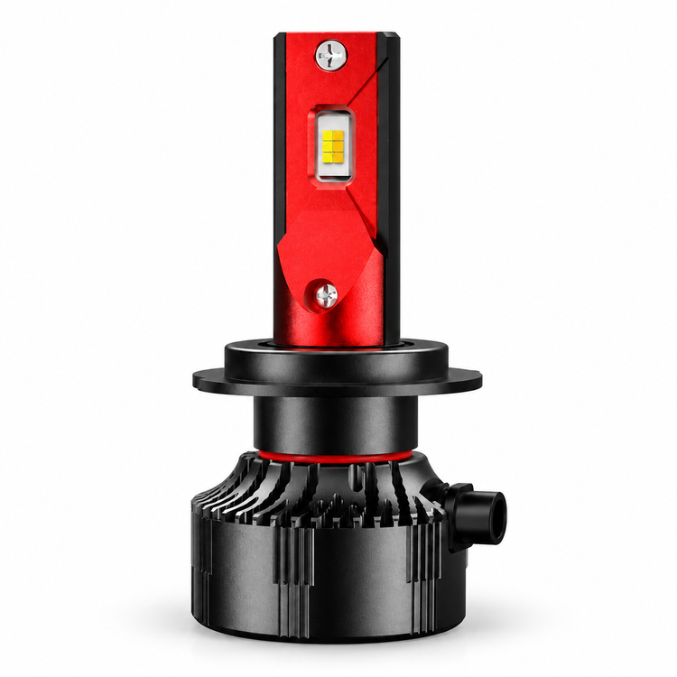 هدلایت خودرو کانپکس CONPEX مدل 3S PRO پایه H7 با چیپ CSP نسل سوم نور سفید و آفتابی فن خنککننده و گارانتی یکساله